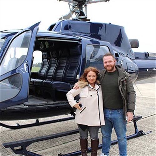 couple by helicopter couple by helicopter